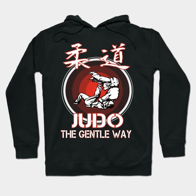 Judo the gentle way Design Hoodie by Tolan79 Magic Designs